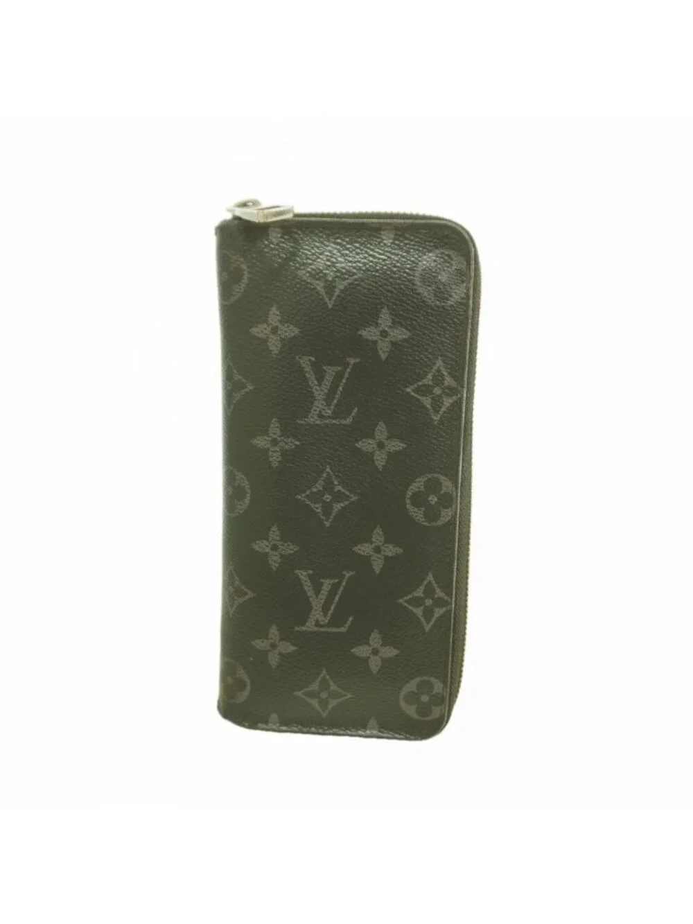 Louis Vuitton Wallet Monogram Eclipse Zippy Vertical Black